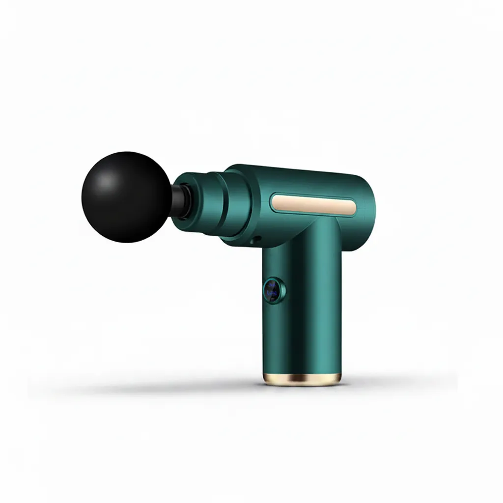 Mini massage gun in pine green